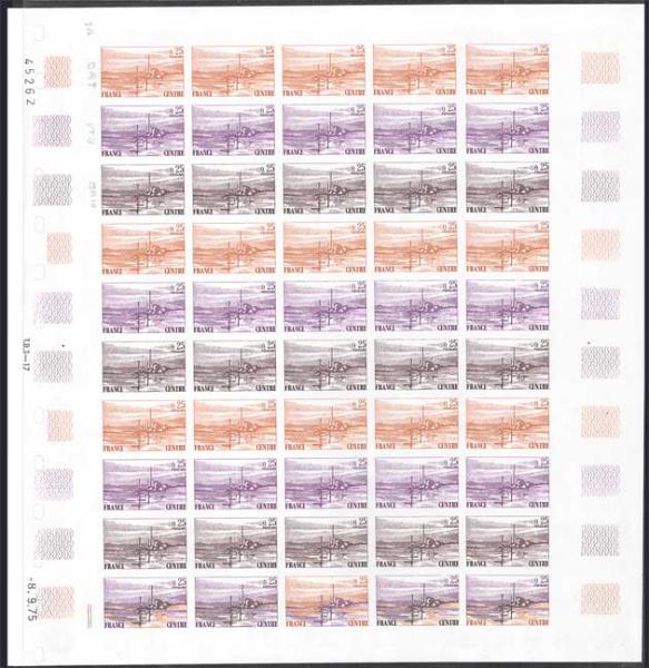 France_1976_Yvert_1863-Scott_1460_full_sheet