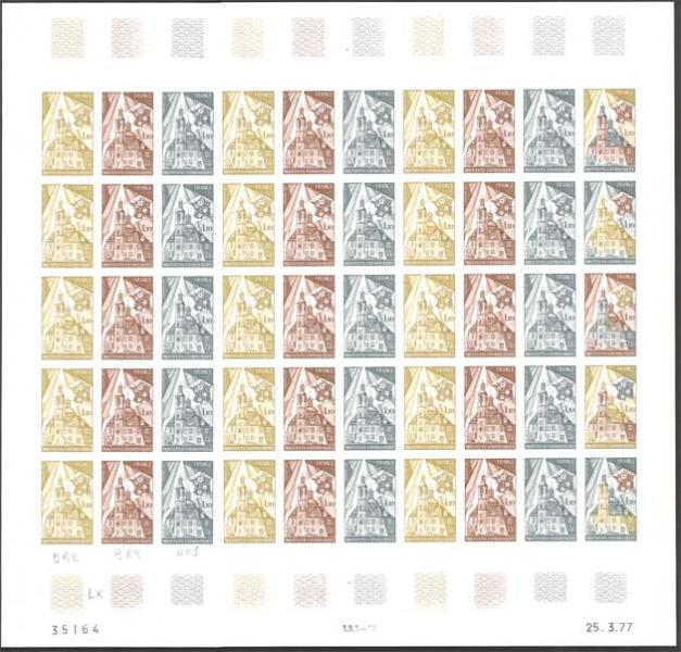 France_1977_Yvert_1933-Scott_1539_full_sheet