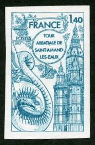 France_1977_Yvert_1948-Scott_blue-green