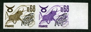 France_1977_Yvert_Preoblit_147-Scott_1525_pair