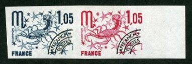 France_1977_Yvert_Preoblit_148-Scott_1528_pair