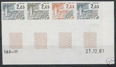 France_1981_Yvert_Preoblit_176-Scott_1725_four
