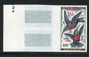Chad_1961_Yvert_PA3-Scott_C3_multicolor