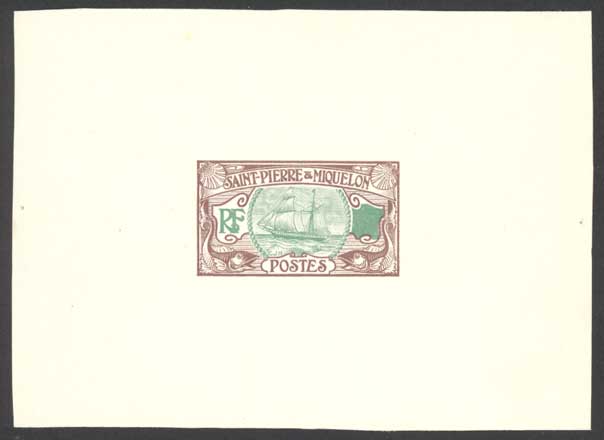 St_Pierre_1909_Yvert_91-Scott_etat_green_+_dark-lilac_typo