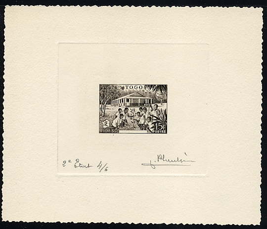 Togo_1956_Yvert_259-Scott_331_2eme_etat_sepia