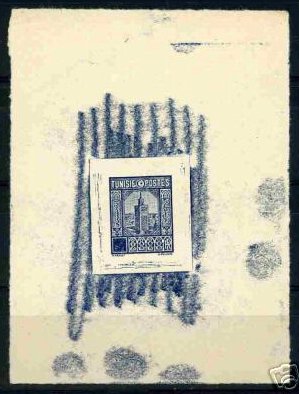 Tunisia_1926_Yvert_125-Scott_A15_etat_blue_typo_a