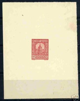 Tunisia_1926_Yvert_127-Scott_A17_red_typo