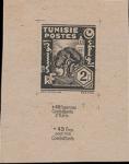 Tunisia_1944_Yvert_268-Scott_etat_black_typo