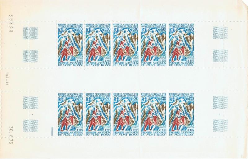 FSAT_1976_Yvert_61-Scott_64_full_sheet