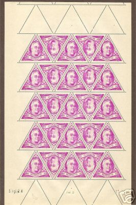 Monaco_1946_Yvert_295-Scott_198_full_sheet