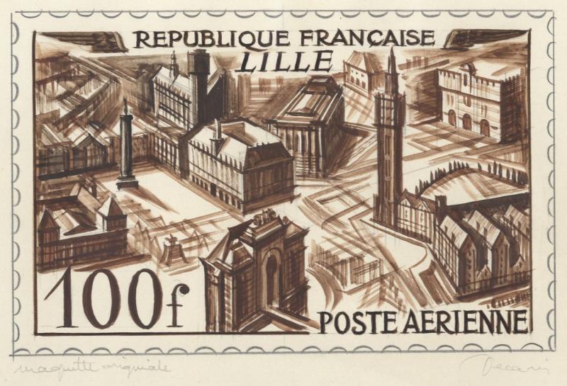 France_1949_Yvert_PA24-Scott_C23_a_detail