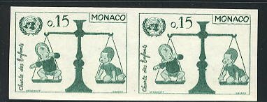 Monaco_1962_Yvert_601-Scott_530_pair_c