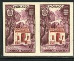 Monaco_1951_Yvert_363-Scott_272_pair_c