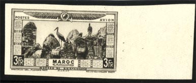 Morocco_1928_Yvert_PA20-Scott_CB9_black