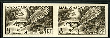 Madagascar_1954_Yvert_323-Scott_288_pair_d