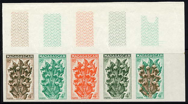 Madagascar_1957_Yvert_333-Scott_298_five_b