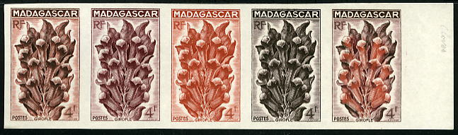 Madagascar_1957_Yvert_333-Scott_298_five_c