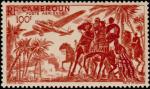 Cameroun_1947_Yvert_PA39-Scott_C27_100f_plane_IS