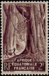 Fr_Equat_Africa_1947_Yvert_217-Scott_175_trees_IS