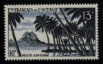 Polinesia_Oceanie_1955_Yvert_PA32-Scott_C23_palms_a_IS