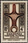 Ghadames_1949_Yvert_1-Scott_1_4f_Agades_Cross_IS