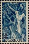 Guadeloupe_1947_Yvert_209-Scott_201_10f_femmes_indigenes_IS