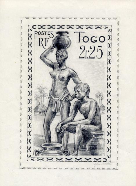 Togo_1941_Yvert_202a-Scott_289_unadopted_natives_MAQ