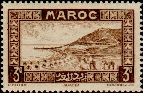 Morocco_1933_Yvert_130-Scott