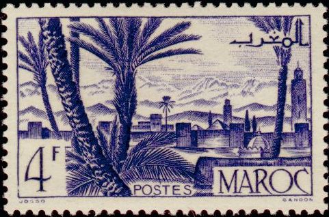 Morocco_1947_Yvert_255-Scott_229