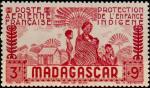 Madagascar_1942_Yvert_PA43-Scott_C