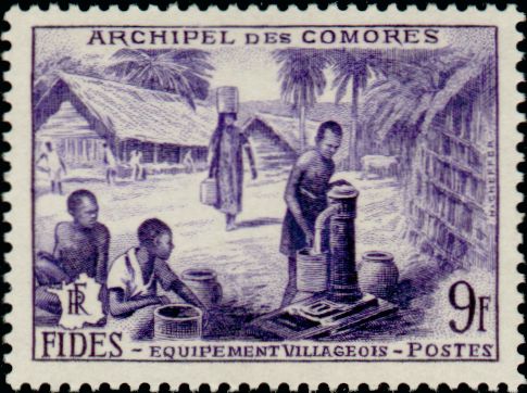 Comores_1956_Yvert_14-Scott_43