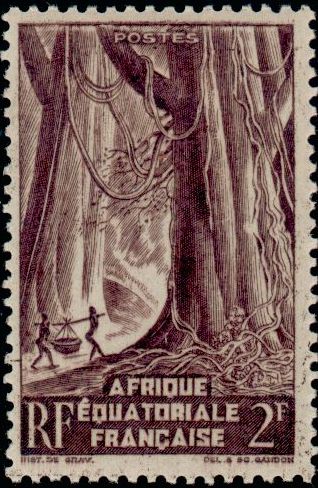 Fr_Equat_Africa_1945_Yvert_217-Scott_175