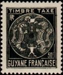 Fr_Guyana_1947_Yvert_Taxe_24-Scott_J24