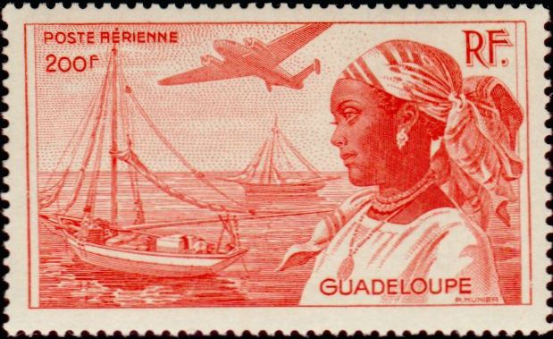 Guadeloupe_1947_Yvert_PA15-Scott_C12