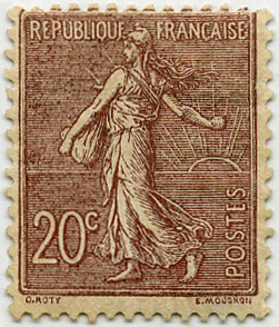 France_1903_Yvert_131-Scott_140_typo