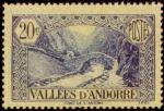 Fr_Andorra_1932_Yvert_30A-Scott_unissued_Pont_de_St-Antoni_blue_c_US