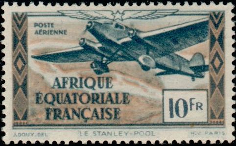 Fr_Equat_Africa_1943_Yvert_PA38-Scott_C23I