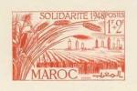 Morocco_1949_Yvert_271-Scott_B38_orange-red_detail