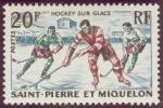 St_Pierre_1959_Yvert_360-Scott_358_20f_hockey_IS