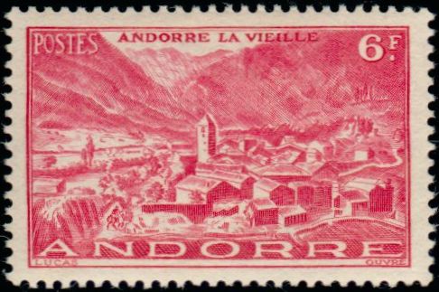 Andorra_1944_Yvert_111-Scott_97