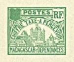 Madagascar_1908_Yvert_Taxe_8-Scott_J8_etat_green_typo_a_detail