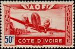 Ivory_Coast_1942_Yvert_PA10-Scott_C10
