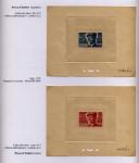 Study about France 1952 UNADOPTED Marechal de Lattre de Tassigny by Decaris Atelier and Color Proofs