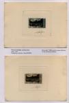 Study about French Polynesia 1958 pirogues Artist Proofs