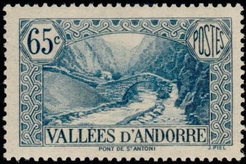 Andorra_1938_Yvert_68-Scott