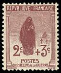 France_1917_Yvert_148-Scott_B3_2c_+_3c_Orphelins_b_IS