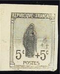 France_1917_Yvert_148e-Scott_B3_unadopted_5c_+_5c_Orphelins_black_typo_b_ESS