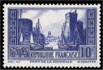 France_1929_Yvert_261d-Scott_251_Port_de_la_Rochelle_ultramarine-blue_aa_US