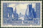 France_1929_Yvert_261d-Scott_251_Port_de_la_Rochelle_ultramarine-blue_b_US