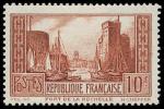 France_1929_Yvert_261e-Scott_251_Port_de_la_Rochelle_brown_a_US